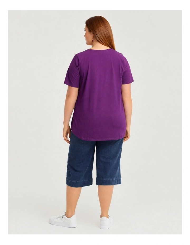 Good Earth Australian Cotton V-neck T-shirt image 2