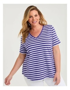 Good Earth Australian Cotton Stripe T-shirt