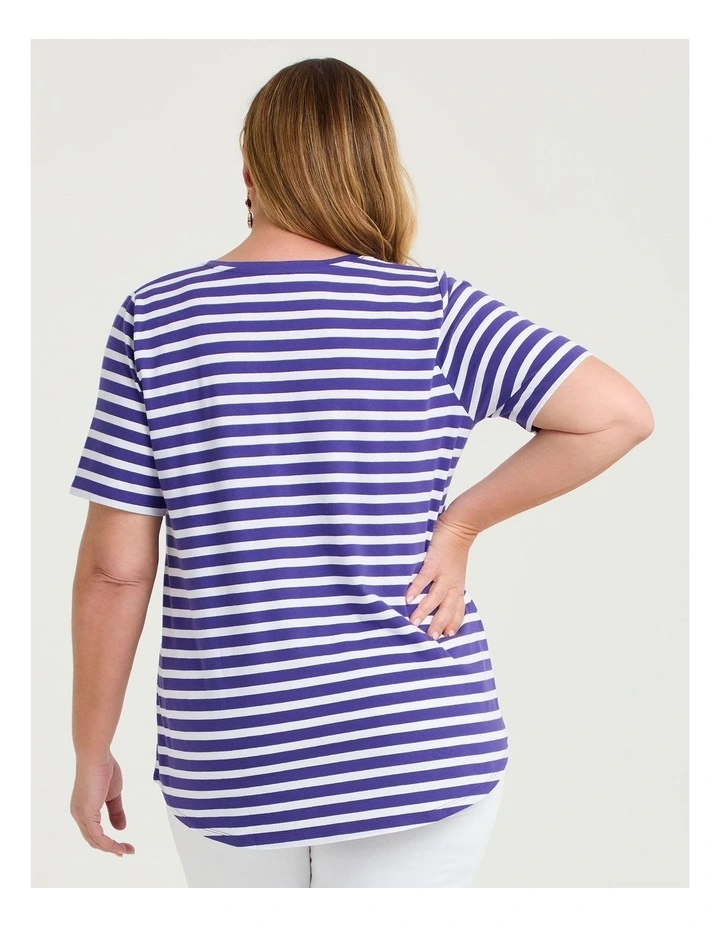 Good Earth Australian Cotton Stripe T-shirt image 2