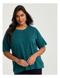 Organic Cotton Relaxed T-shirt Rainforest