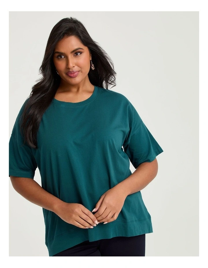 Organic Cotton Relaxed T-shirt Rainforest image 1