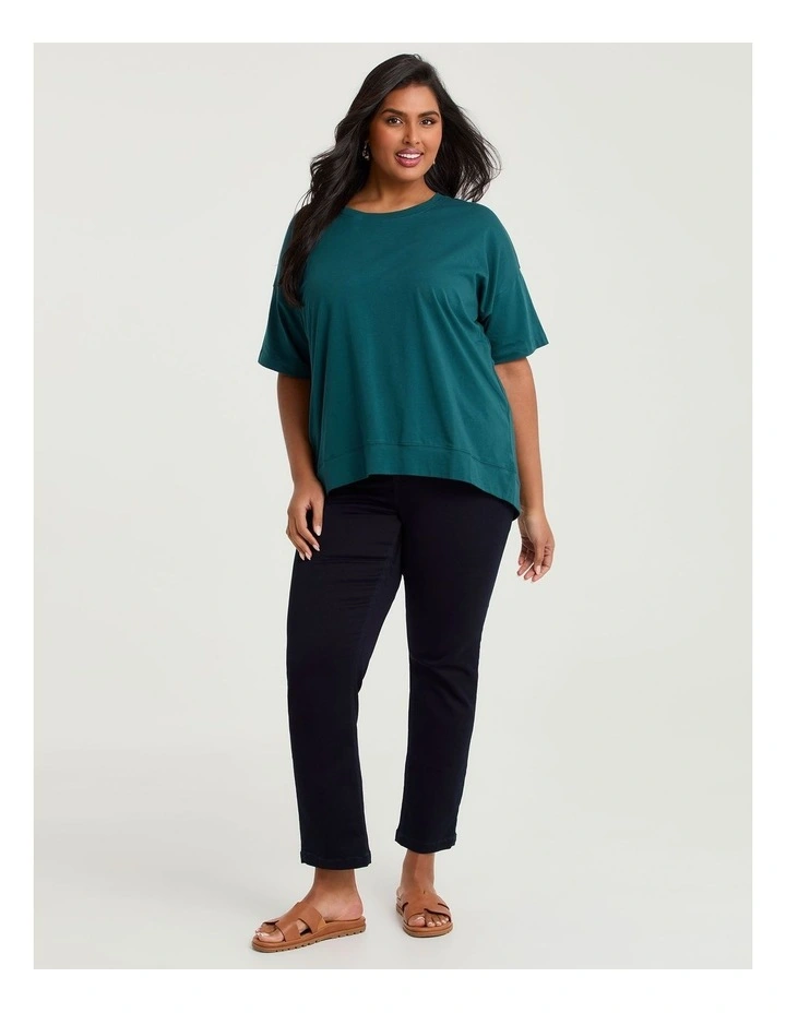 Organic Cotton Relaxed T-shirt Rainforest image 3