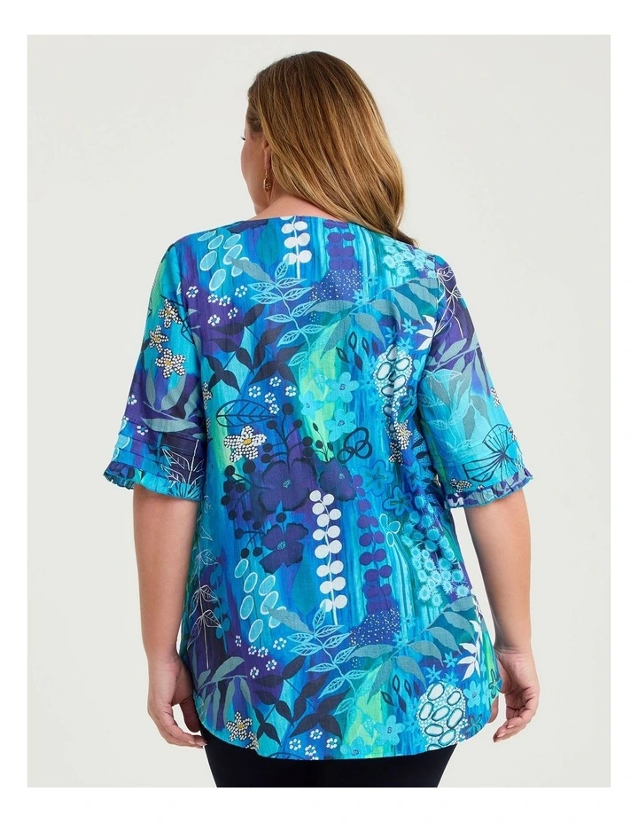 Joan Blond Cotton Pintuck Top Garden Of Dreams image 2