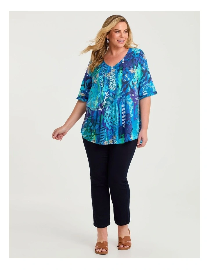 Joan Blond Cotton Pintuck Top Garden Of Dreams image 3