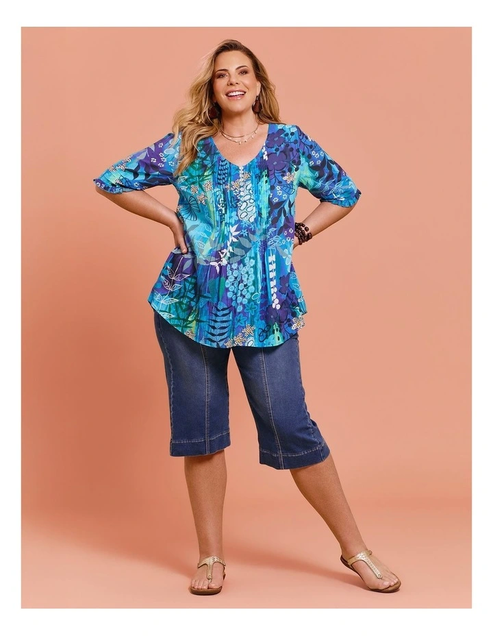 Joan Blond Cotton Pintuck Top Garden Of Dreams image 5