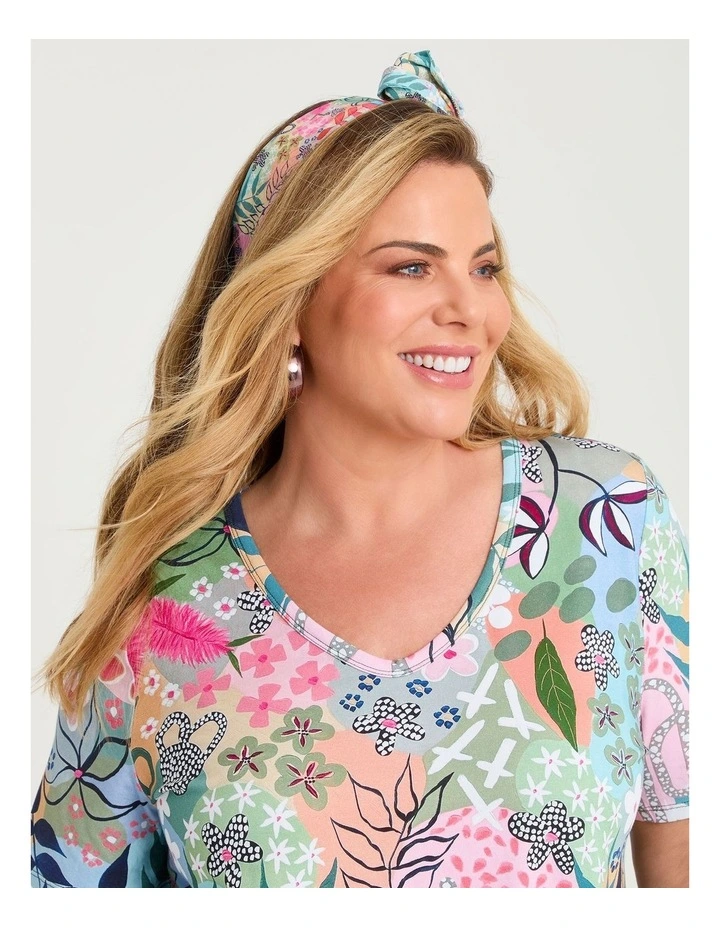 Joan Blond Cotton T-shirt Floral Fiesta image 2