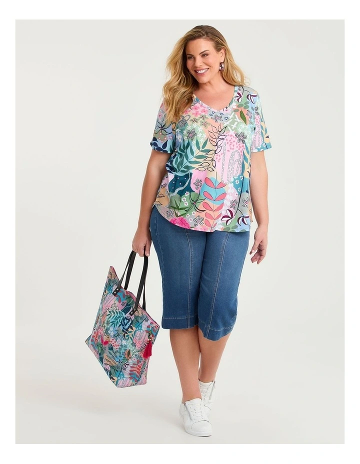 Joan Blond Cotton T-shirt Floral Fiesta image 3