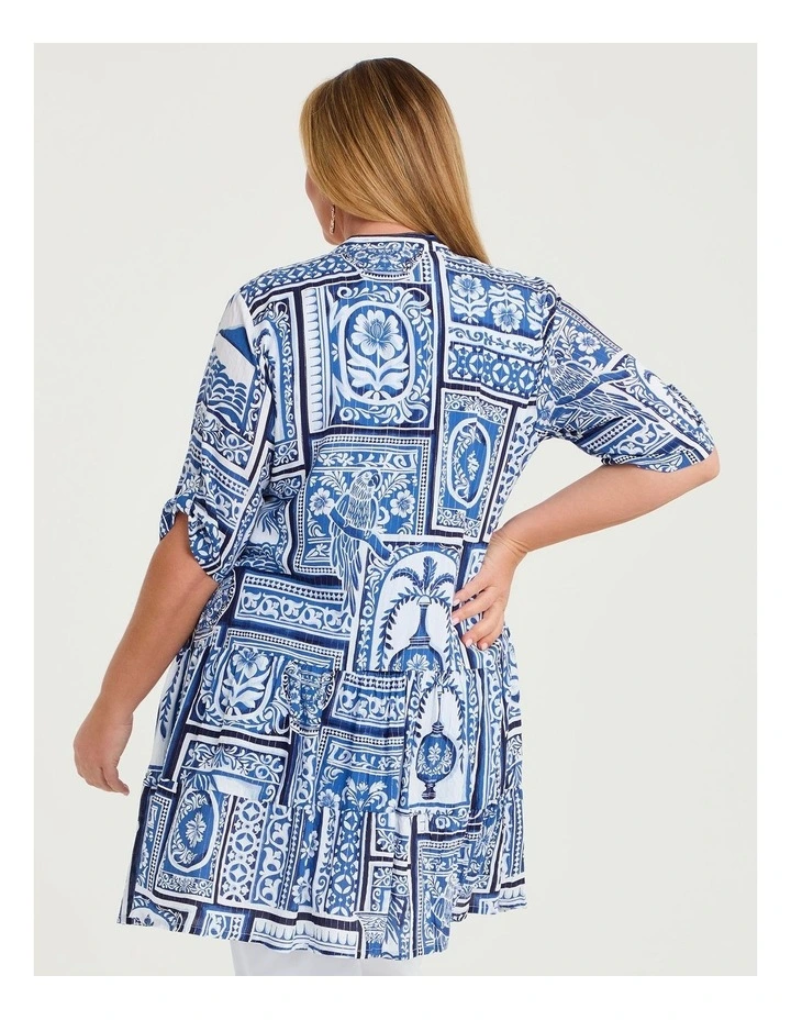 Natural Athena Tile Tunic Print image 2