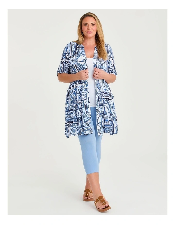 Natural Athena Tile Tunic Print image 4