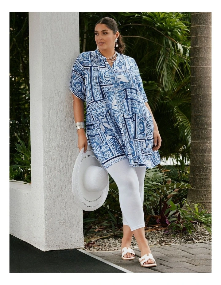 Natural Athena Tile Tunic Print image 5