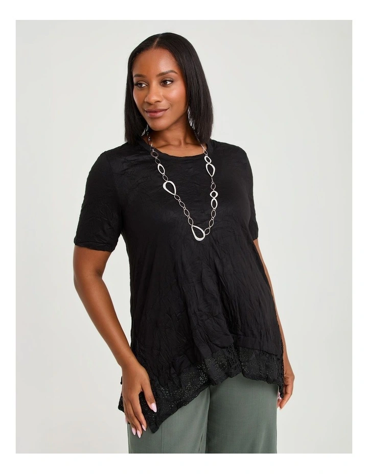Bamboo And Lace Haven Tunic Black image 3