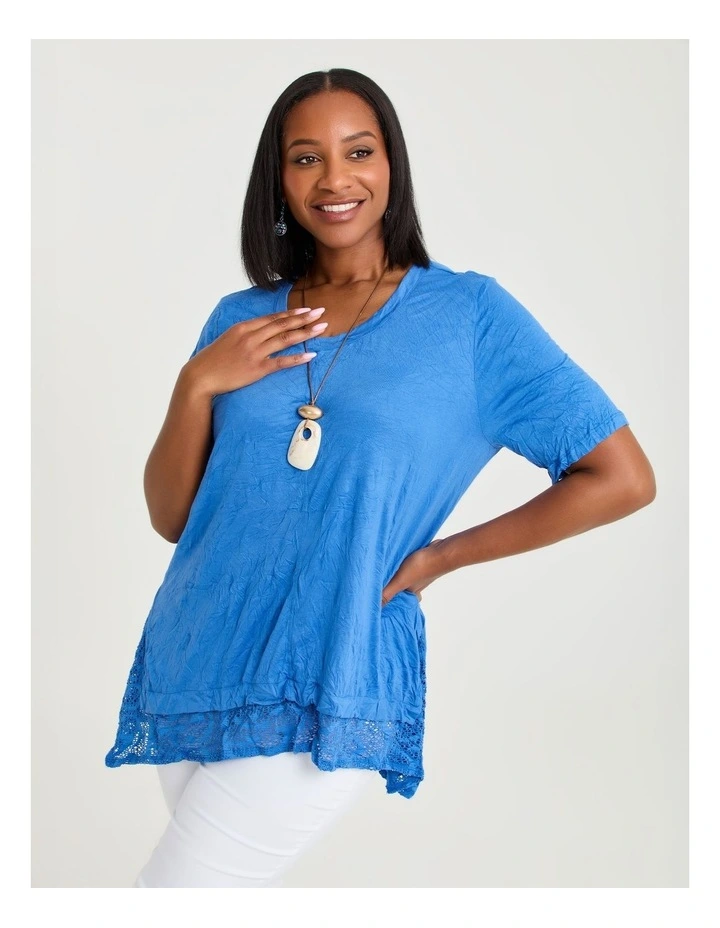 Bamboo And Lace Haven Tunic Provence Blue image 1