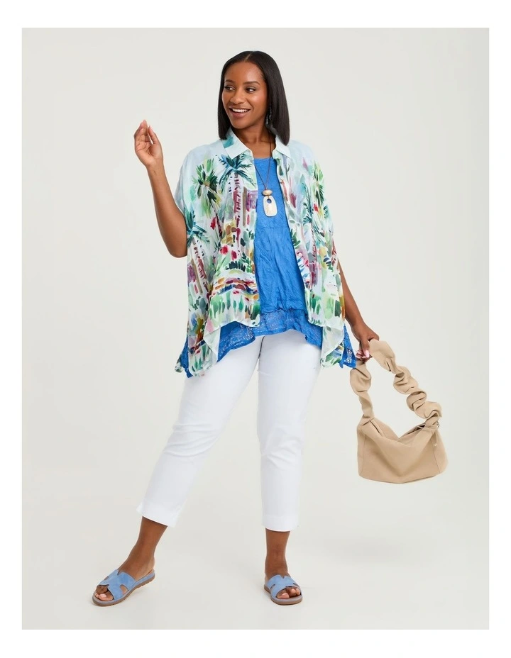 Bamboo And Lace Haven Tunic Provence Blue image 4