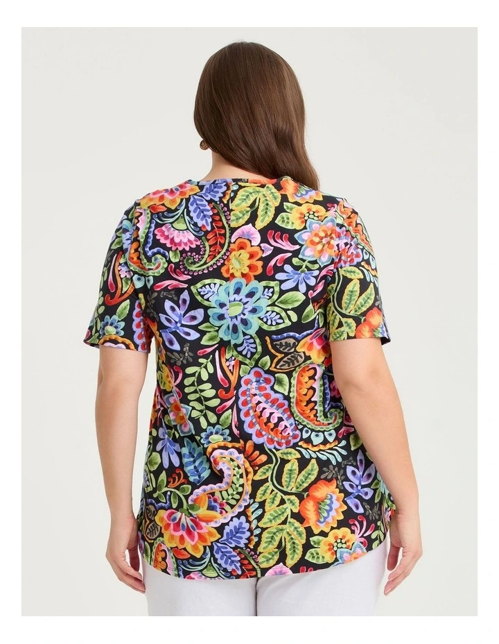 Cotton Rayna Tunic Floral Days Print image 2