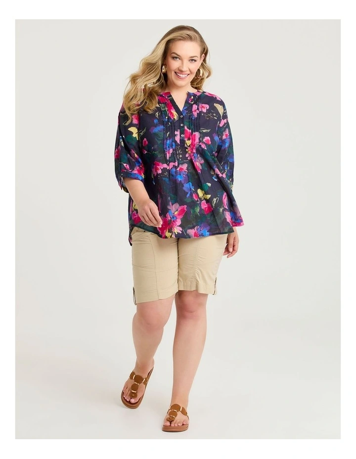 Zip Pocket Cargo Short Beige image 4