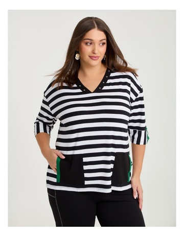 STRIPE/GREEN colour