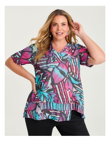 PINK AQUA PRINT colour