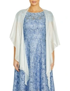 Silver Silk Shrug