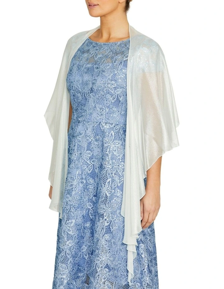 Silver Silk Shrug image 3
