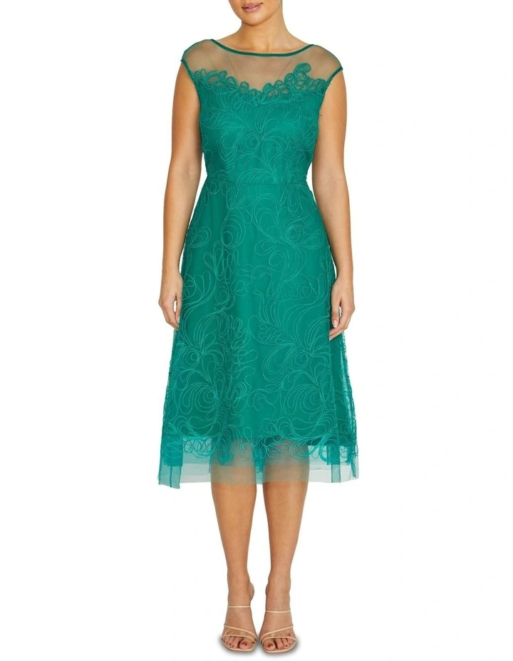 Stellar A-Line Dress in Sea Green image 1