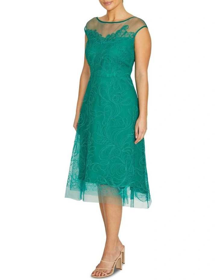 Stellar A-Line Dress in Sea Green image 4