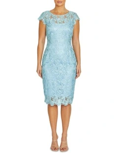 Millicent Dress in Mint
