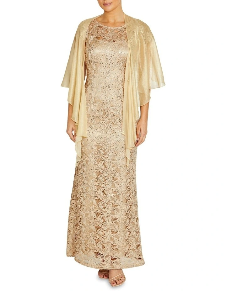 Champagne Silk Shrug image 4