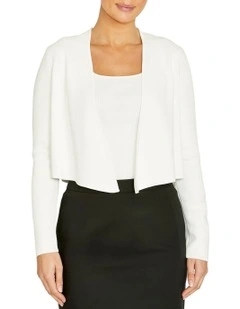 Milano Ivory Knit Jacket