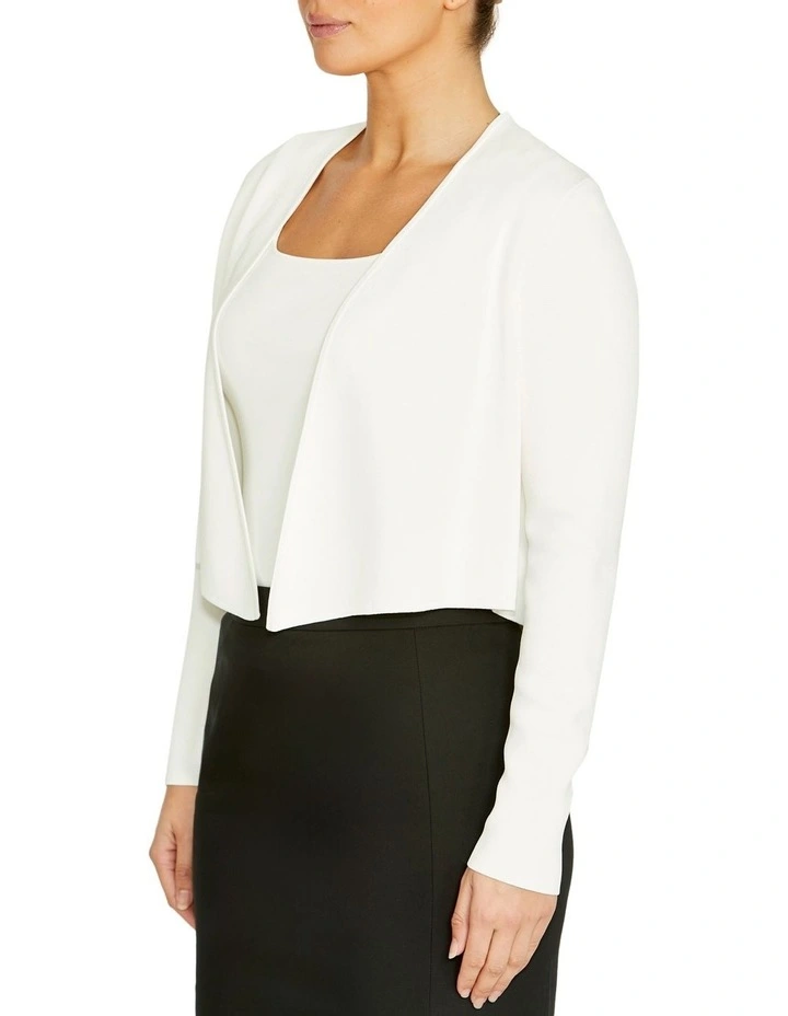 Milano Ivory Knit Jacket image 3