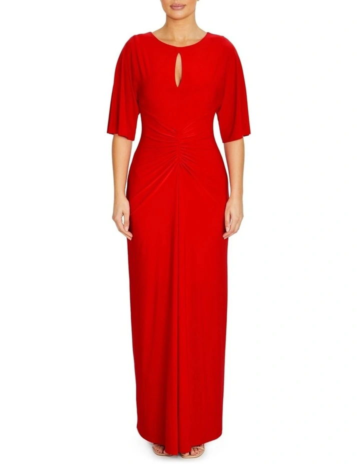 Eden Vermilion Jersey Gown image 1