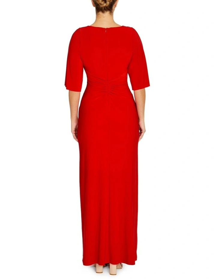 Eden Vermilion Jersey Gown image 2