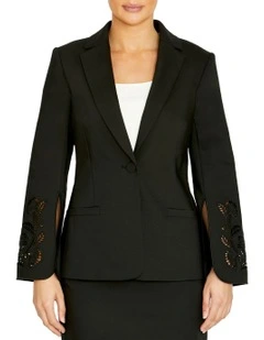 Alena Blazer in Black