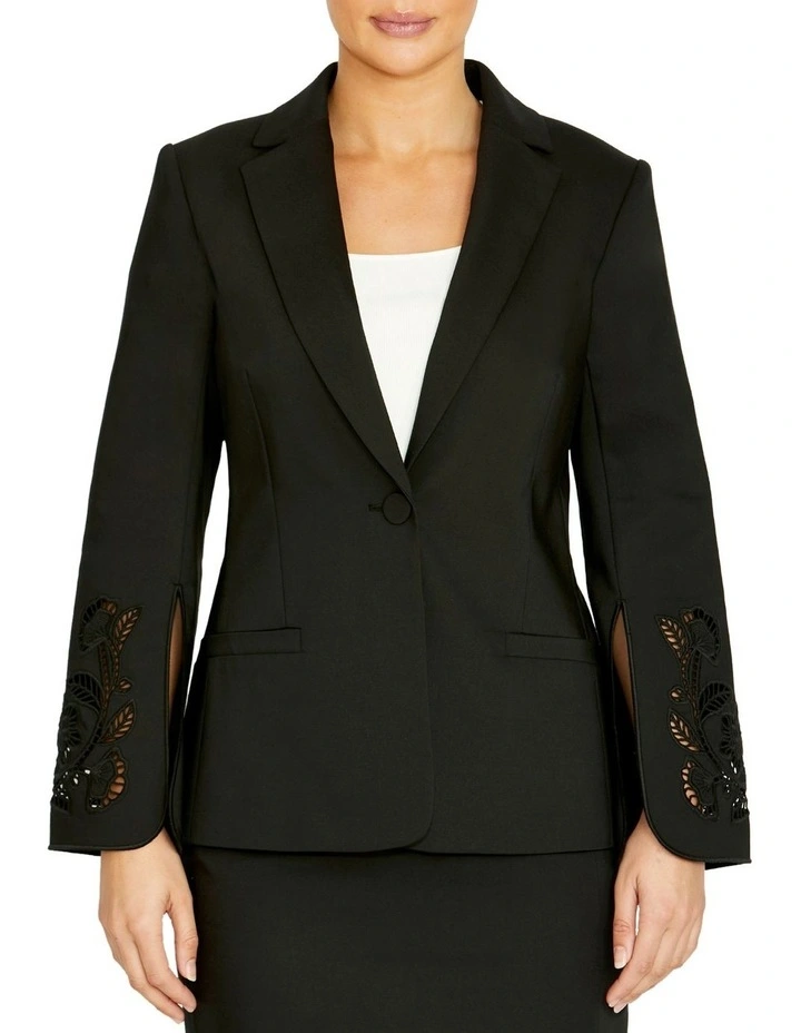 Alena Blazer in Black image 1
