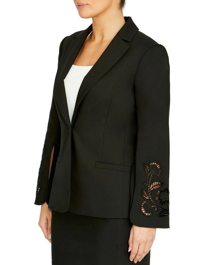 Alena Blazer in Black image 3