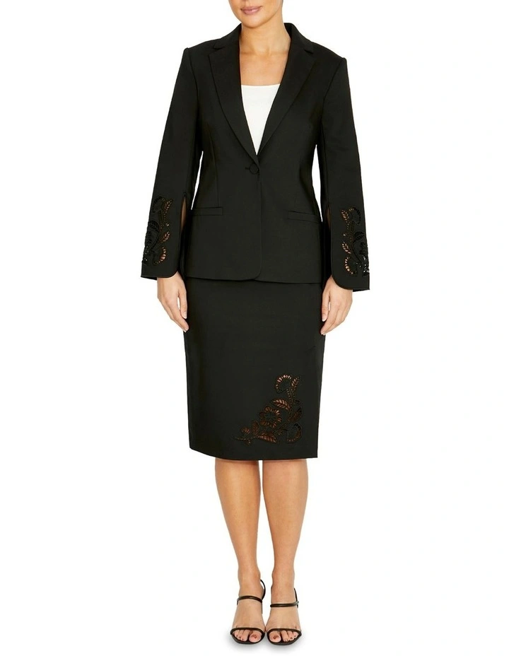 Evita Skirt in Black image 4