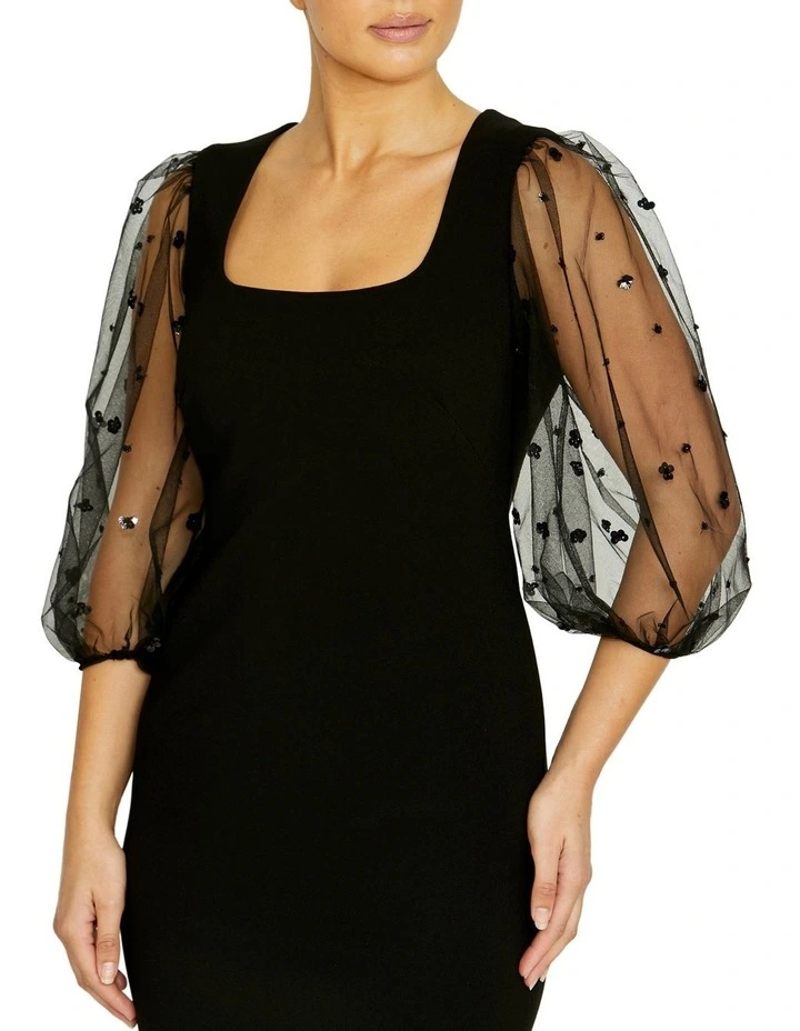 Theresa Dress in Black image 3