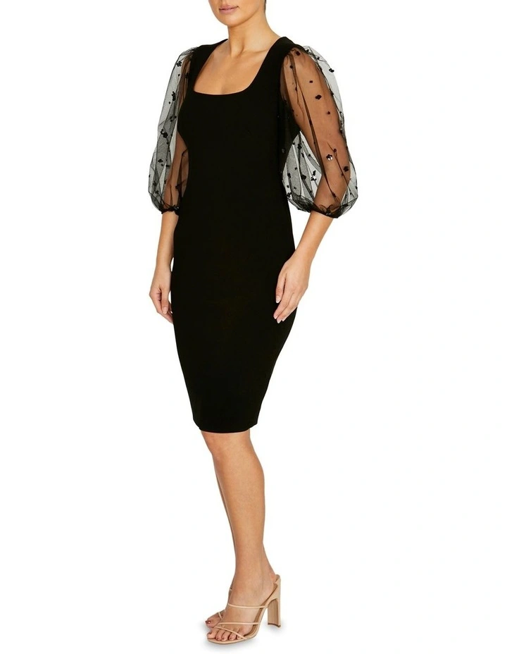 Theresa Dress in Black image 4