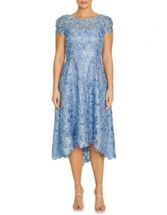 Stellar A-Line Dress in Sky Blue