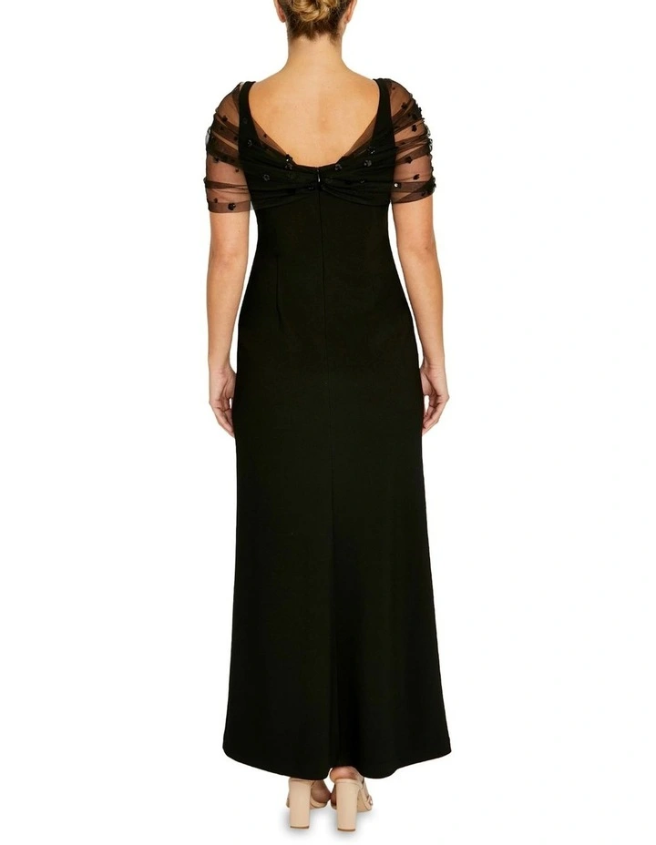 Isla Gown in Black image 2