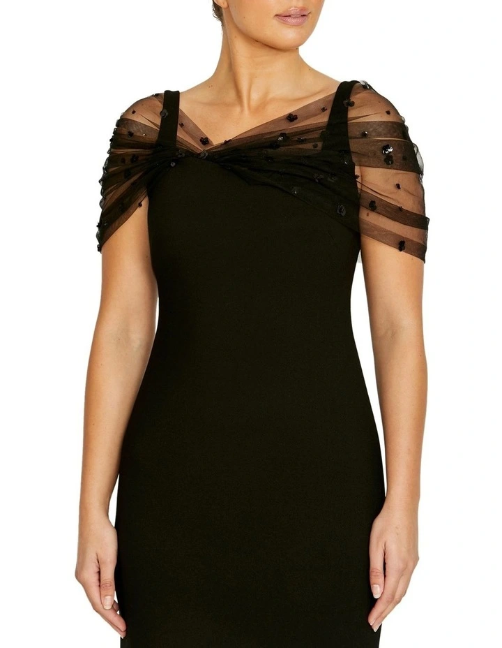 Isla Gown in Black image 3