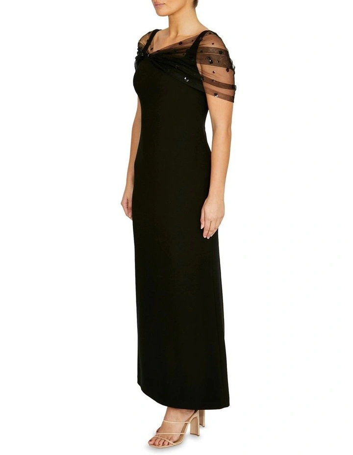 Isla Gown in Black image 4