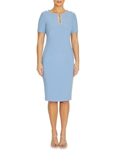 Cordelia Dress in Sky Blue