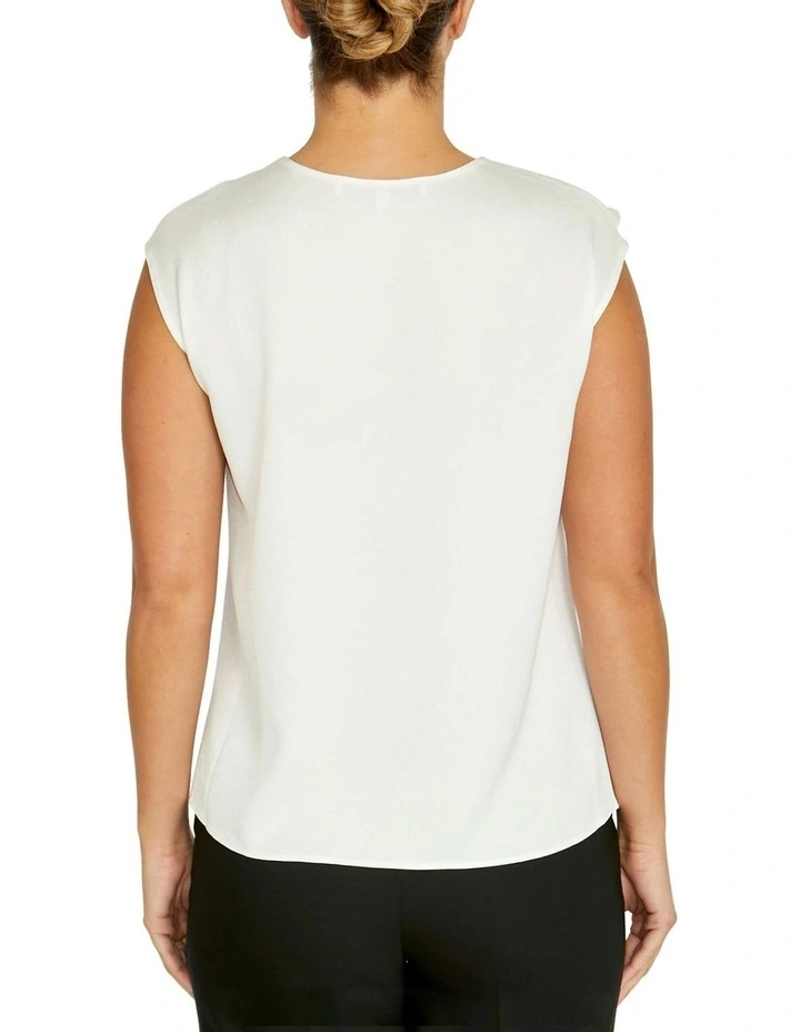 Victoria Top in Ivory image 2