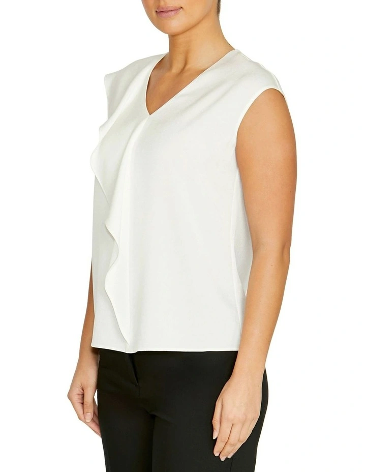 Victoria Top in Ivory image 3