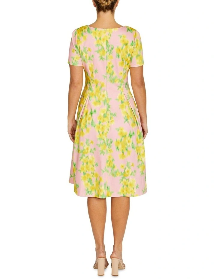 Alessandra Pink Floral Dress image 2