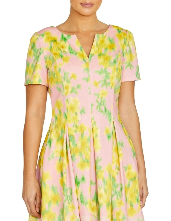 Alessandra Pink Floral Dress image 3