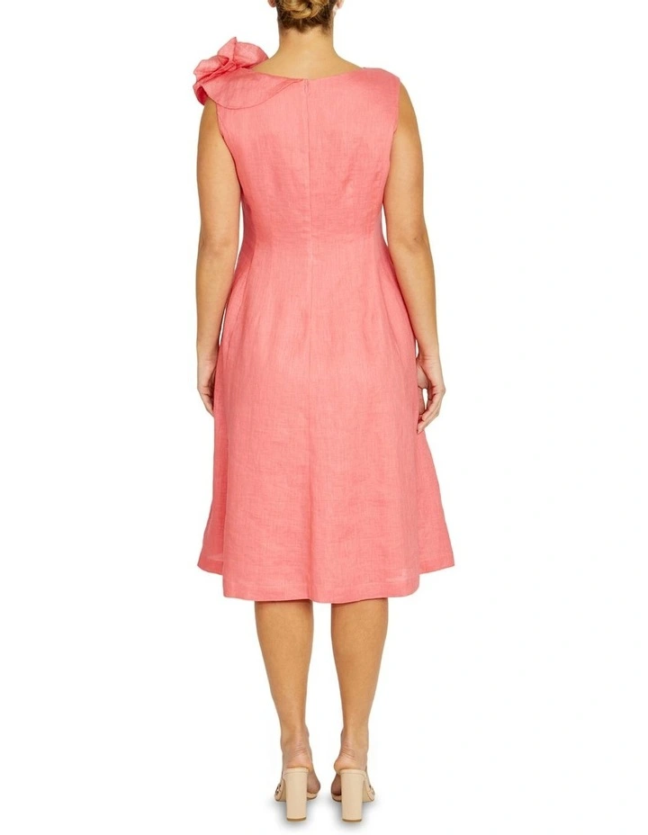 Everly Dress in Coral image 2