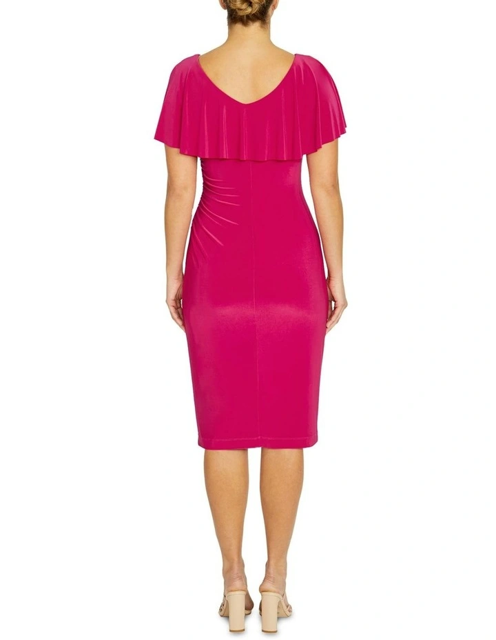 Marisa Cerise Jersey Dress in Pink image 2