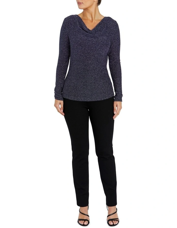 Melody Gunmetal Top in Grey image 4