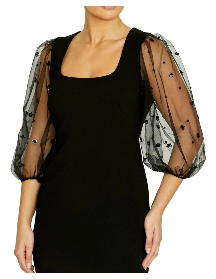 Theresa Dress in Black image 3